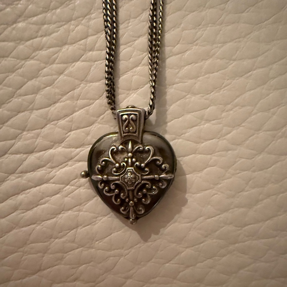 Brighton Silver Heart Pendant Necklace